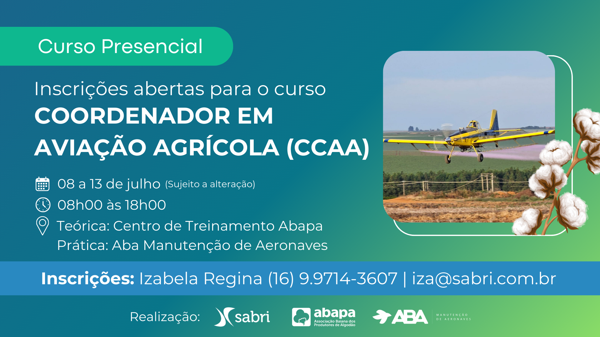 Coordenador em Aviação Agrícola (CCAA)